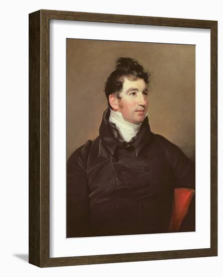 Dr Edward Hudson, 1810 (Oil on Canvas)-Thomas Sully-Framed Giclee Print