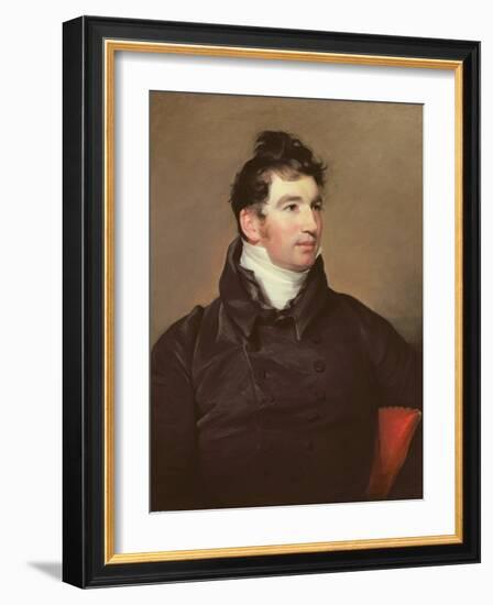 Dr Edward Hudson, 1810 (Oil on Canvas)-Thomas Sully-Framed Giclee Print