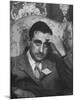 Dr. Edward Teller Slumped in Chair After Speech at Conference Hall-Paul Schutzer-Mounted Premium Photographic Print