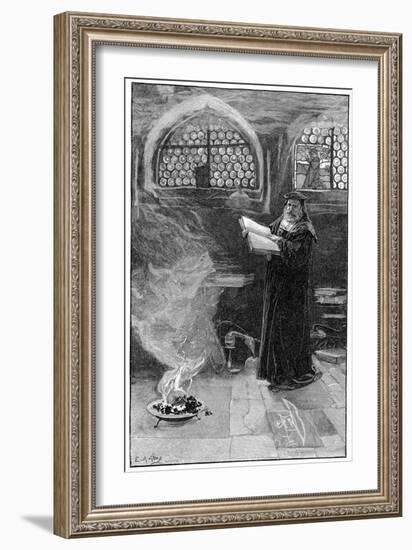 Dr Faustus (1488-154) Conjuring Up Mephistopheles-null-Framed Giclee Print