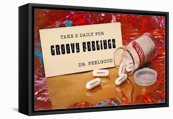 Dr. Feelgood's Trippy Pills-null-Framed Stretched Canvas