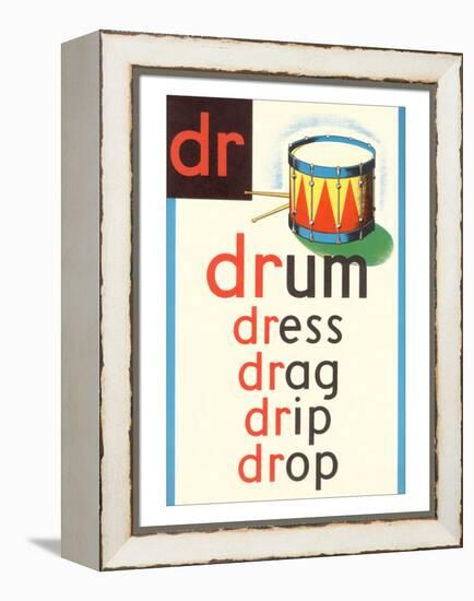 DR for Drum-null-Framed Stretched Canvas