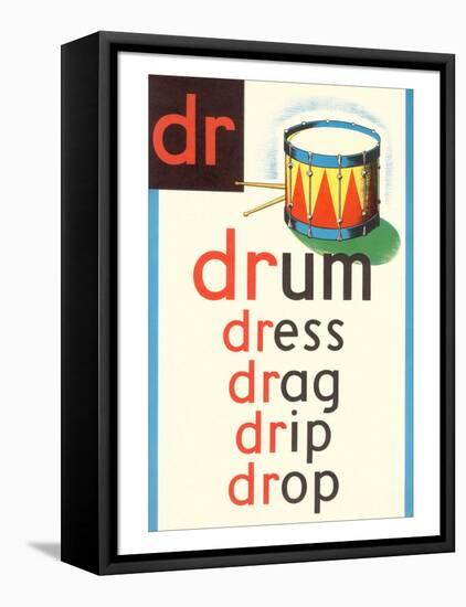 DR for Drum-null-Framed Stretched Canvas