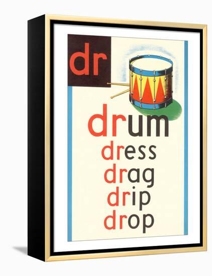 DR for Drum-null-Framed Stretched Canvas
