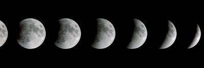 Composite Image of the Phases of the Moon-Dr. Fred Espenak-Framed Photographic Print
