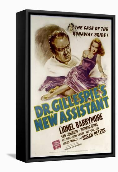 Dr. Gillespie's New Assistant, Lionel Barrymore, Susan Peters, 1942-null-Framed Stretched Canvas