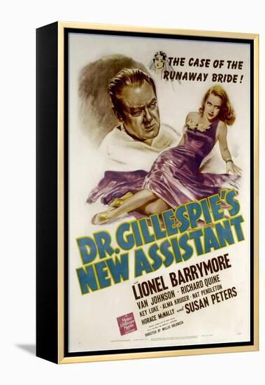 Dr. Gillespie's New Assistant, Lionel Barrymore, Susan Peters, 1942-null-Framed Stretched Canvas