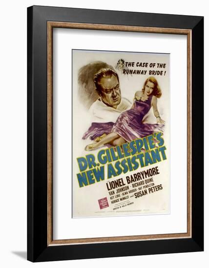 Dr. Gillespie's New Assistant, Lionel Barrymore, Susan Peters, 1942-null-Framed Photo