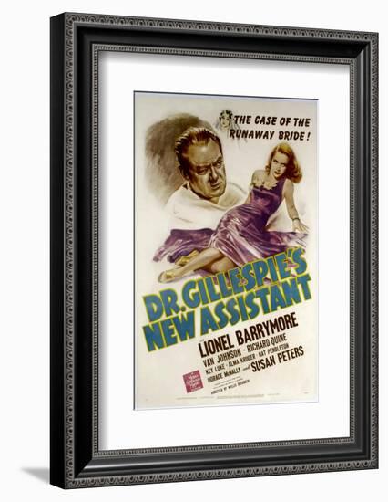 Dr. Gillespie's New Assistant, Lionel Barrymore, Susan Peters, 1942-null-Framed Photo