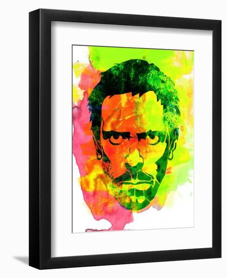 Dr. Gregory House Watercolor-Lora Feldman-Framed Art Print