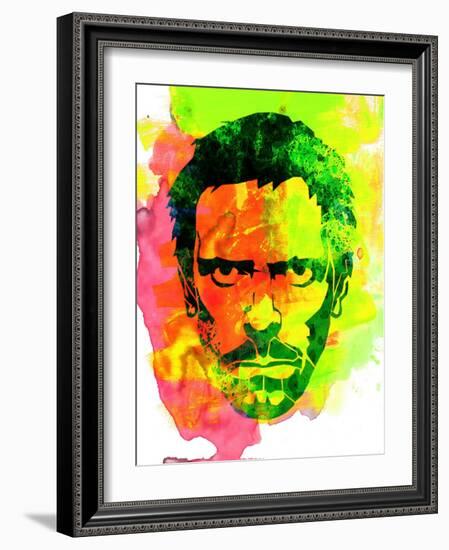 Dr. Gregory House Watercolor-Lora Feldman-Framed Art Print