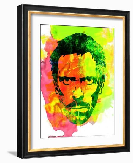 Dr. Gregory House Watercolor-Lora Feldman-Framed Art Print