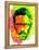 Dr. Gregory House Watercolor-Lora Feldman-Framed Stretched Canvas