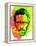 Dr. Gregory House Watercolor-Lora Feldman-Framed Stretched Canvas