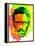 Dr. Gregory House Watercolor-Lora Feldman-Framed Stretched Canvas