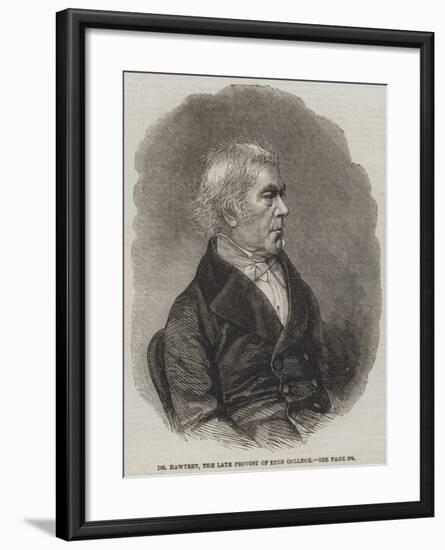 Dr Hawtrey, the Late Provost of Eton College-null-Framed Giclee Print