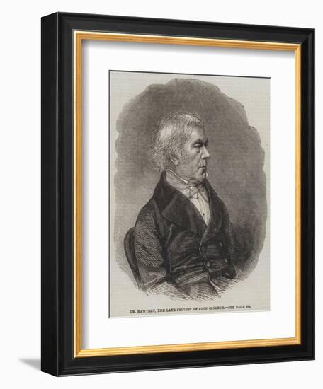 Dr Hawtrey, the Late Provost of Eton College-null-Framed Giclee Print