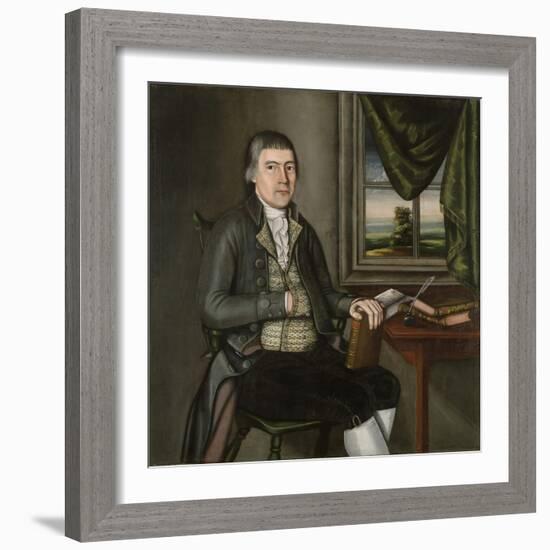 Dr. Hezekiah Beardsley, c.1788-90-The Beardsley Limner-Framed Giclee Print