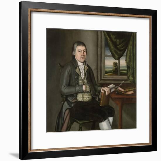 Dr. Hezekiah Beardsley, c.1788-90-The Beardsley Limner-Framed Giclee Print