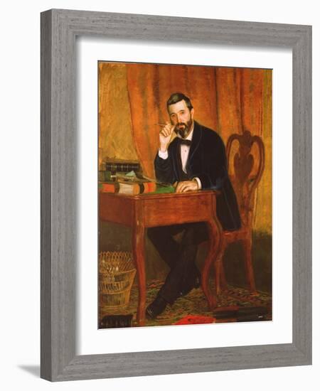 Dr. Horatio C. Wood, 1886 (Oil on Canvas)-Thomas Cowperthwait Eakins-Framed Giclee Print