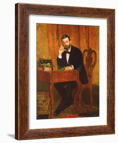 Dr. Horatio C. Wood, 1886 (Oil on Canvas)-Thomas Cowperthwait Eakins-Framed Giclee Print