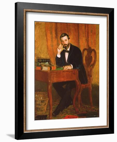 Dr. Horatio C. Wood, 1886 (Oil on Canvas)-Thomas Cowperthwait Eakins-Framed Giclee Print