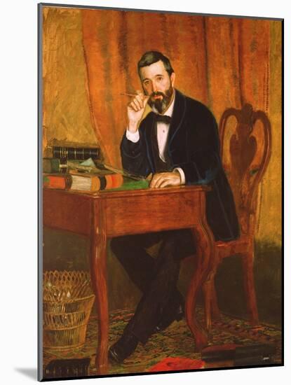 Dr. Horatio C. Wood, 1886 (Oil on Canvas)-Thomas Cowperthwait Eakins-Mounted Giclee Print