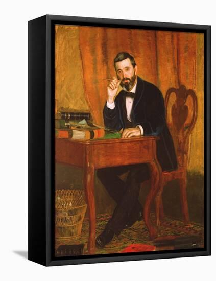 Dr. Horatio C. Wood, 1886 (Oil on Canvas)-Thomas Cowperthwait Eakins-Framed Premier Image Canvas