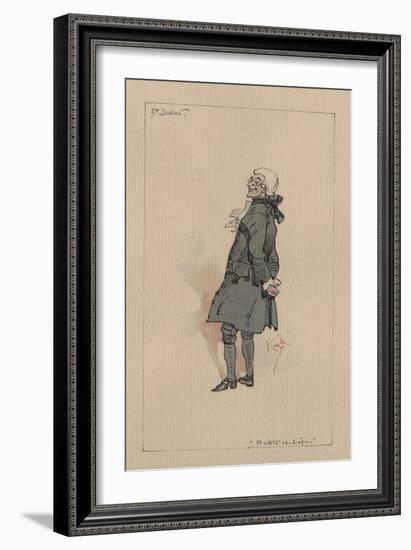 Dr Jedler - the Battle of Life, C.1920s-Joseph Clayton Clarke-Framed Giclee Print