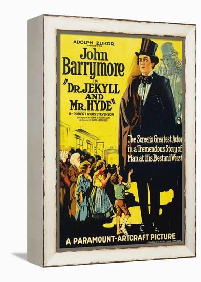 Dr. Jekyll And Mr. Hyde, 1920, Directed by John S. Robertson-null-Framed Premier Image Canvas