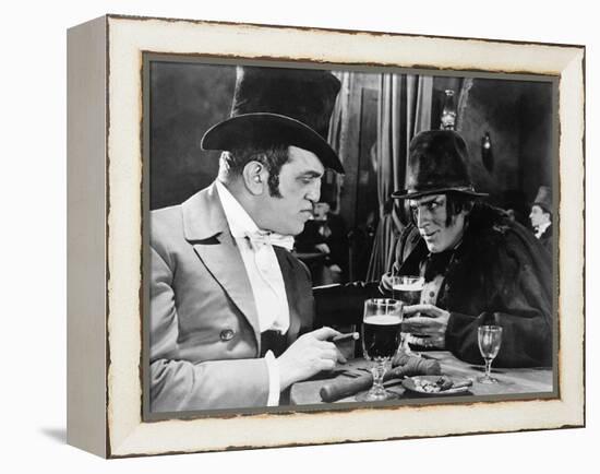 Dr. Jekyll And Mr. Hyde, Louis Wolheim, John Barrymore, 1920-null-Framed Stretched Canvas