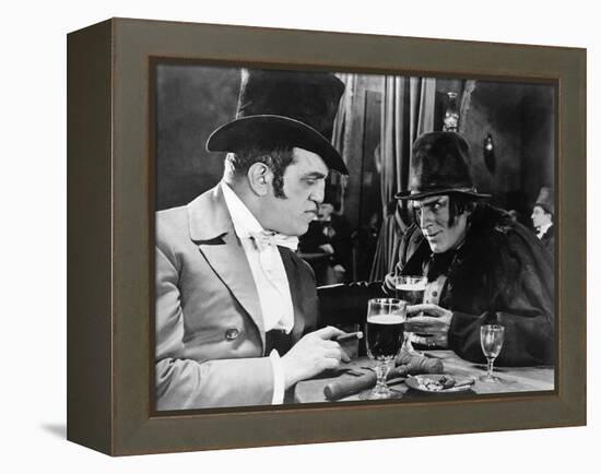 Dr. Jekyll And Mr. Hyde, Louis Wolheim, John Barrymore, 1920-null-Framed Stretched Canvas