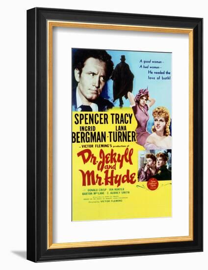Dr. Jekyll and Mr. Hyde - Movie Poster Reproduction-null-Framed Photo