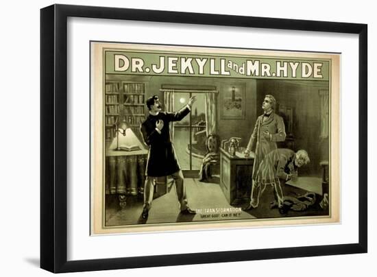 Dr Jekyll and Mr. Hyde, Pub. 1880s-null-Framed Giclee Print