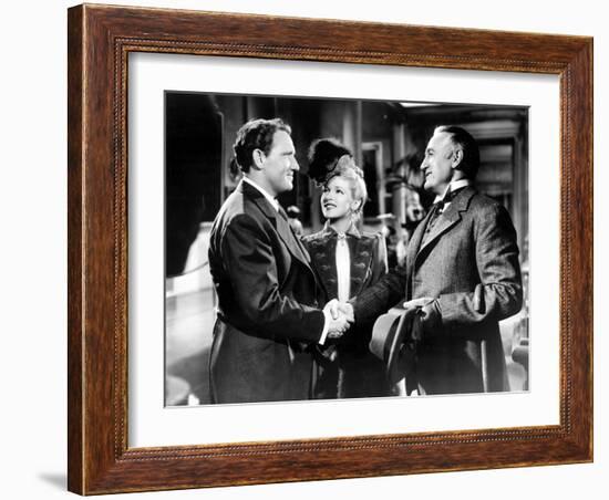 Dr. Jekyll And Mr. Hyde, Spencer Tracy, Lana Turner, Donald Crisp, 1941-null-Framed Photo