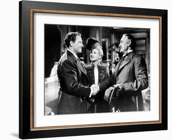 Dr. Jekyll And Mr. Hyde, Spencer Tracy, Lana Turner, Donald Crisp, 1941-null-Framed Photo