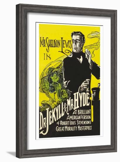 Dr. Jekyll and Mr. Hyde-null-Framed Art Print