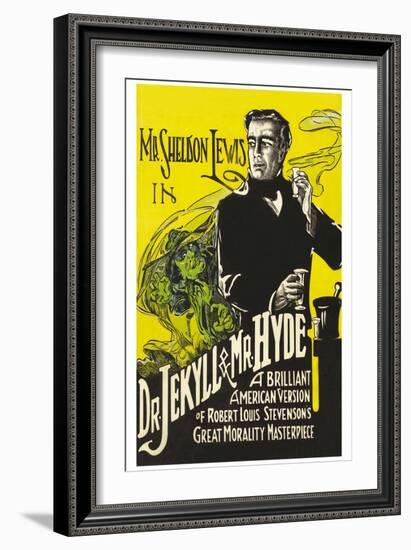 Dr. Jekyll and Mr. Hyde-null-Framed Art Print