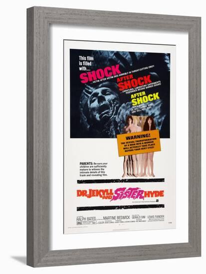 Dr. Jekyll and Sister Hyde, 1971-null-Framed Premium Giclee Print