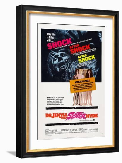 Dr. Jekyll and Sister Hyde, 1971-null-Framed Premium Giclee Print