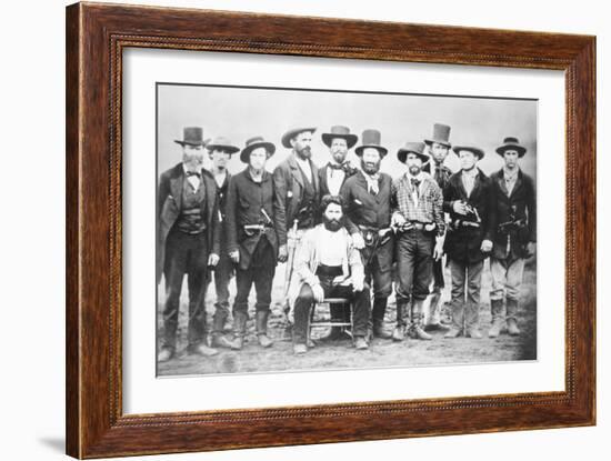 Dr John Doy, with Fellow Anti-Slavery Campaigners, 1859-American Photographer-Framed Photographic Print