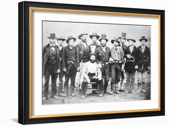 Dr John Doy, with Fellow Anti-Slavery Campaigners, 1859-American Photographer-Framed Photographic Print