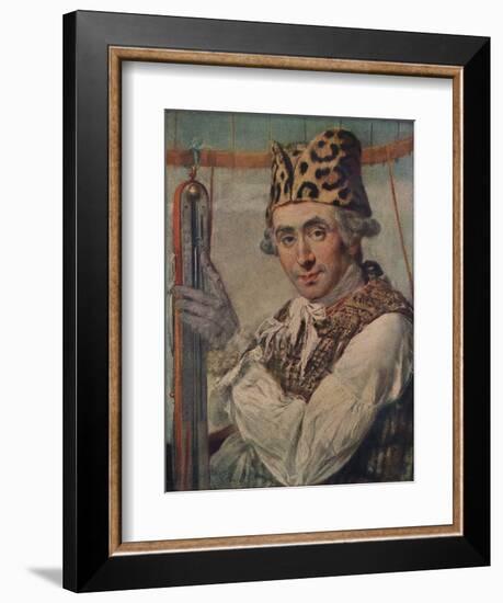 Dr John Jeffries, American balloonist, 1786. (1911)-Unknown-Framed Giclee Print