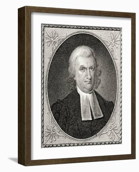 Dr John Witherspoon, Engraved by James Barton Longacre (1794-1869)-Charles Willson Peale-Framed Giclee Print