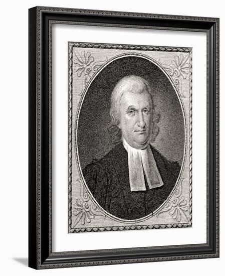 Dr John Witherspoon, Engraved by James Barton Longacre (1794-1869)-Charles Willson Peale-Framed Giclee Print