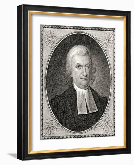 Dr John Witherspoon, Engraved by James Barton Longacre (1794-1869)-Charles Willson Peale-Framed Giclee Print