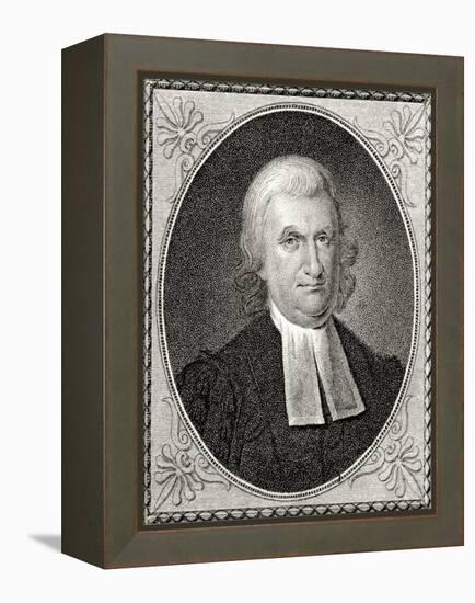 Dr John Witherspoon, Engraved by James Barton Longacre (1794-1869)-Charles Willson Peale-Framed Premier Image Canvas