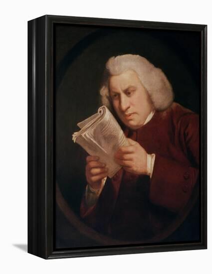 Dr. Johnson (1709-84) 1775-Sir Joshua Reynolds-Framed Premier Image Canvas