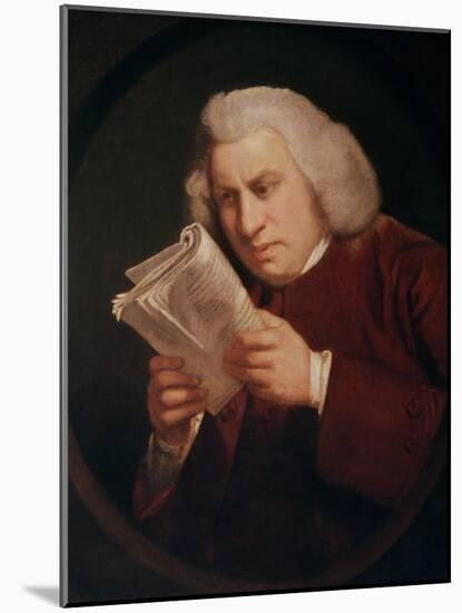 Dr. Johnson (1709-84) 1775-Sir Joshua Reynolds-Mounted Giclee Print