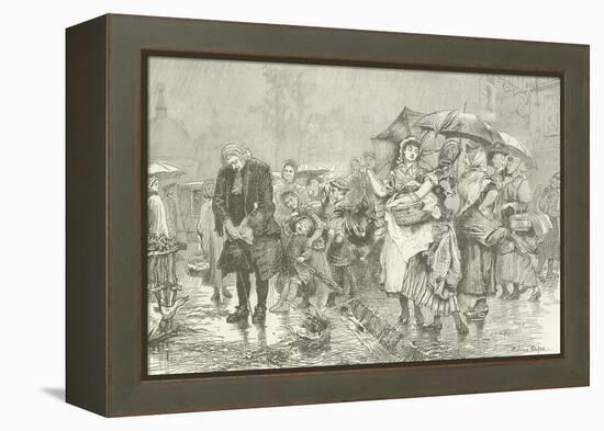 Dr Johnson's Penance-Adrian Scott Stokes-Framed Premier Image Canvas